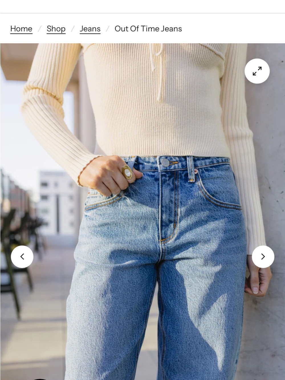 Out of time Vestique boutique Jeans - Picture 3 of 3